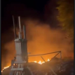 Incendio en el vertedero de Sabana Iglesia, Santiago está 