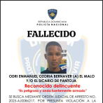 Policía informa: cae abatido “El Sicario de Pantoja” al enfrentar patrulla policial