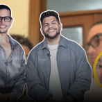 Luinny Corporan y Giuseppe llegan al palacio de Justicia de Ciudad Nueva