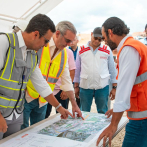 Abinader supervisa avances de obras en la avenida República de Colombia