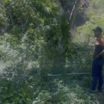 Derrumbe mantiene represado río Quinigua en Palo Quemado