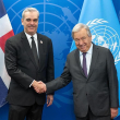 Abinader se reúne con Guterres y vuelve a solicitar despliegue de una misión de seguridad en Haití