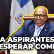 Alfredo Pacheco pide esperar a comicios del 2028 a los aspirantes presidenciales del PRM