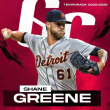 Gigantes del Cibao anuncian la integración del lanzador importado Shane Greene