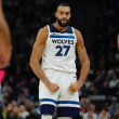 Gobert anota 24 con 14 rebotes en el triunfo de los Wolves sobre los Warriors