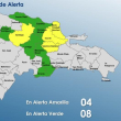 COE coloca cuatro provincias en alerta amarilla y ocho en verde por vaguada