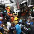 Aumentan a 10 los muertos en accidente de tránsito en San Cristóbal