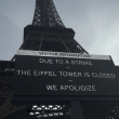 Sindicatos denuncian mal estado de la Torre Eiffel en cuarto día de huelga