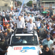 Luis Abinader recorrió la provincia Santo Domingo en apoyo a candidatos de su coalición