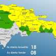 COE mantiene 18 provincias en alerta amarilla por vaguada