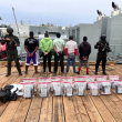 Incautan 80 paquetes de cocaína y arrestan a cinco dominicanos en la región Sur