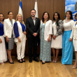 Comunicadoras hispanas visitan la embajada de Israel en RD