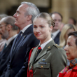 Homenajean a la princesa Leonor a días de terminar parte de su formación militar