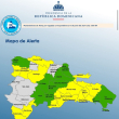El COE mantiene 15 provincias en alerta amarilla y 10 en verde por lluvias