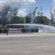 Ejército Nacional muestra sus nuevos vehículos militares; cinco combatirán las protestas con agua