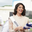 Miss Universo 2023 Sheynnis Palacios visita a niños con cáncer en Santo Domingo