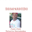 Reportan como desaparecido a Juan José Valerio Hernández
