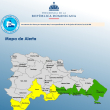 COE coloca cinco provincias en alerta amarilla y cinco en verde ante huracán Beryl