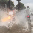 Vaguada provoca inundaciones en el Distrito Nacional