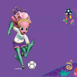 Taní, la mascota oficial, es presentada por FIFA y el Comité Organizador del Mundial Femenino Sub-17