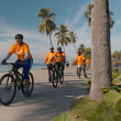 Bicicletada Naranja para promover una alternativa de transporte sostenible