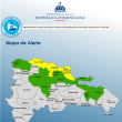 COE incrementa alerta amarilla para tres provincias y verde para ocho