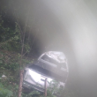 Ocupantes de vehículo salen ilesos tras caer en quebrada en carretera de Guázara