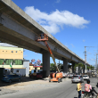 Moradores de Los Alcarrizos ven con lentitud avances de la extensión de Línea 2C del Metro