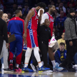 Joel Embiid sufre una fractura en el seno nasal mientras lucha por un rebote