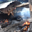 Víspera de Nochebuena cuenta con pocos vendedores de cerdo en el Gran Santo Domingo