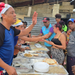 La familia Rivera-Hotesse celebró una linda Nochebuena con sus vecinos