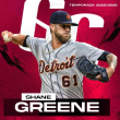 Gigantes del Cibao anuncian la integración del lanzador importado Shane Greene