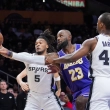 Los Lakers se estrellan en la Copa NBA ante unos Spurs sin Wembanyama