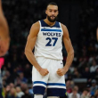 Gobert anota 24 con 14 rebotes en el triunfo de los Wolves sobre los Warriors