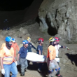 Recuperan cuerpo de hombre atrapado en derrumbe de mina Los Fructuoso, San Cristóbal