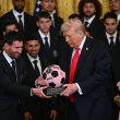 Messi acude a la recepción de Trump en la Casa Blanca para el Inter Miami