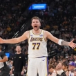 Luka Doncic frena la racha de los Knicks y da la victoria a los Lakers