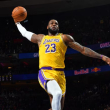 A sus 41 años LeBron tendrá que cargar con los Lakers ante ausencias de Doncic y Reaves