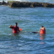 Hallan cadáver de presunto buzo flotando en aguas de Puerto Plata