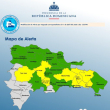 COE reduce a 26 las provincias bajo alerta; el Gran Santo Domingo está en verde