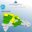 El Gran Santo Domingo y otras 18 provincias en alerta por fuertes lluvias