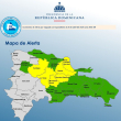 Así está el mapa con las alertas incrementadas por el COE por intensas lluvias