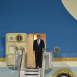 Donald Trump llega a China para reunirse con el presidente Xi Jinping