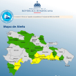 COE coloca al Gran Santo Domingo en alerta amarilla por precipitaciones durante el fin de semana