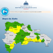 COE coloca a 21 provincias en alerta ante posibles lluvias