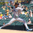 Eury Pérez lanzó perfecto durante 7 entradas y Marlins vencen Atléticos