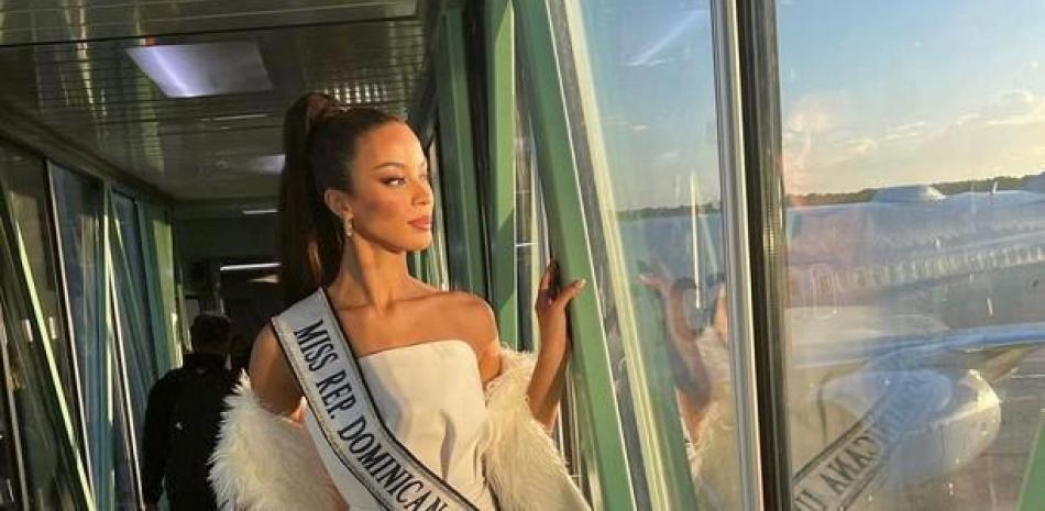 Andreína Martínez, Miss República Dominicana.                                                                  Foto del archivo.