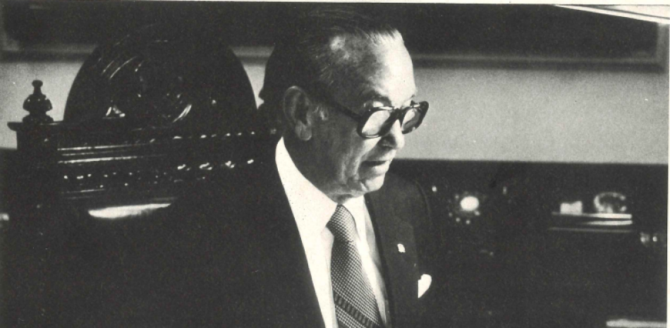 Antonio Guzmán, recién electo presidente de la República en el año 1978.