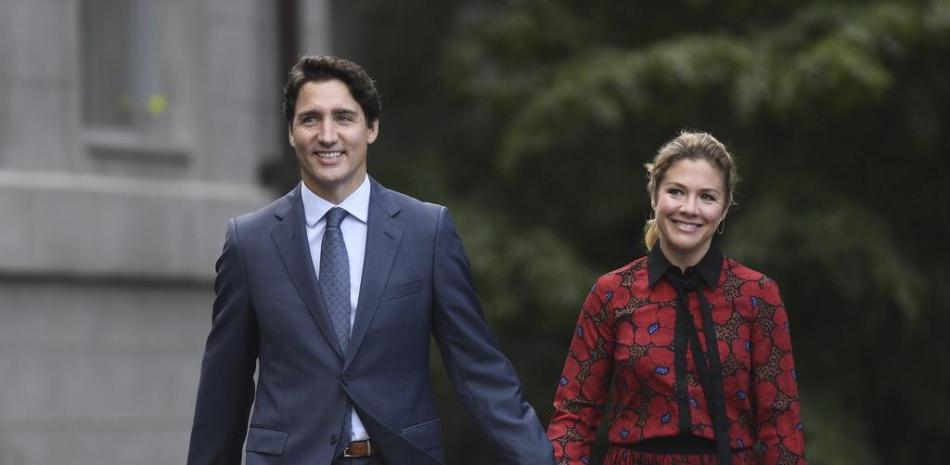 El primer ministro de Canadá, Justin Trudeau, y su esposa, Sophie Gregoire Trudeau,