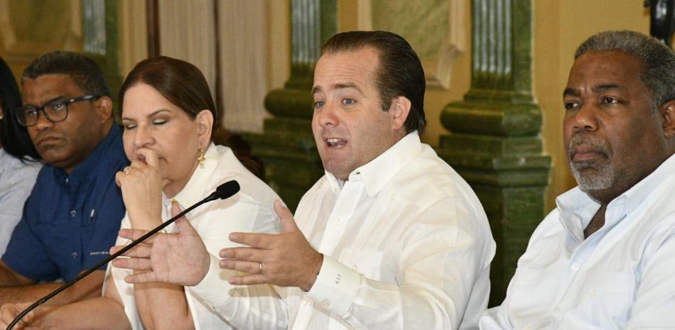 José Ignacio Paliza habla en el Palacio Nacional